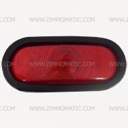 light, 2 x 6 inch oval, incandescent red - Image 2