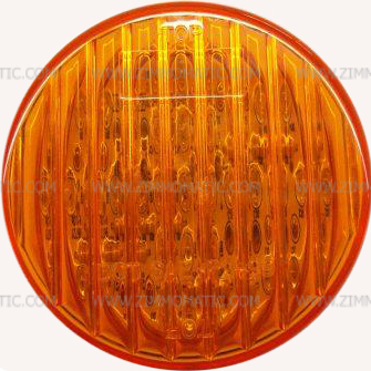 light, 2½ inch amber