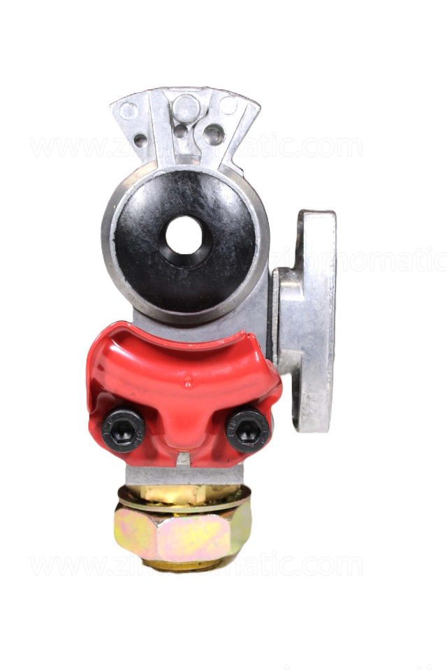 glad hand with manual shutoff, emergency