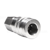 stainless steel quick connect coupler, 1/2", female socket end, female thread - Image 3