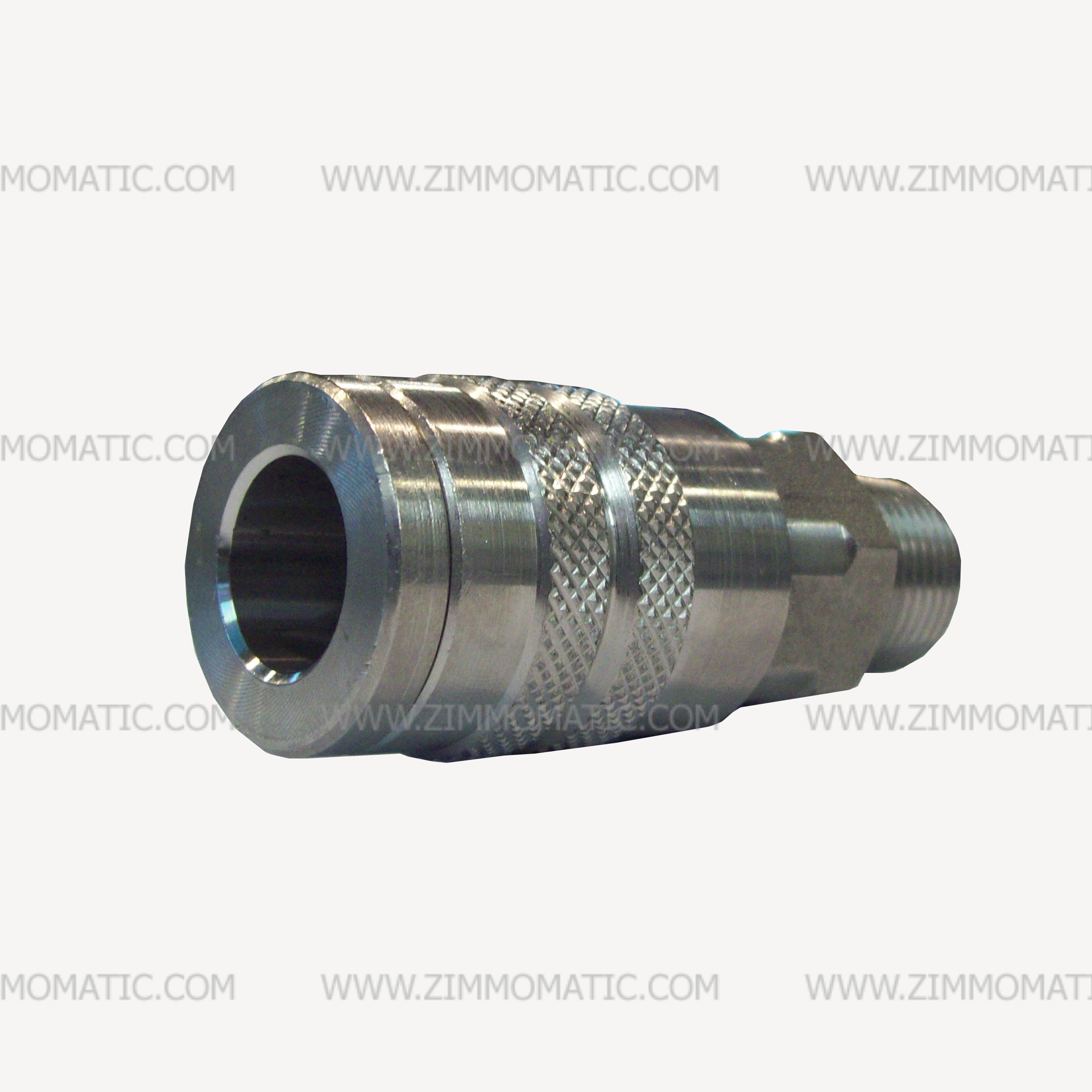 stainless steel quick coupler, 1/2 inch, female socket, male thread