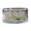 light, 2 inch clear lens, amber LED - Image 2