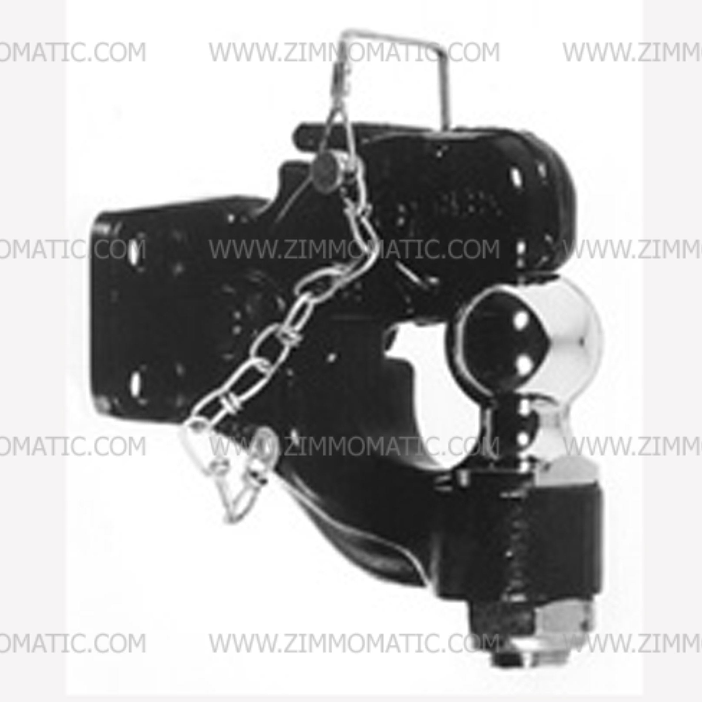 8 ton combination ball hitch, 2-5/16 inch ball