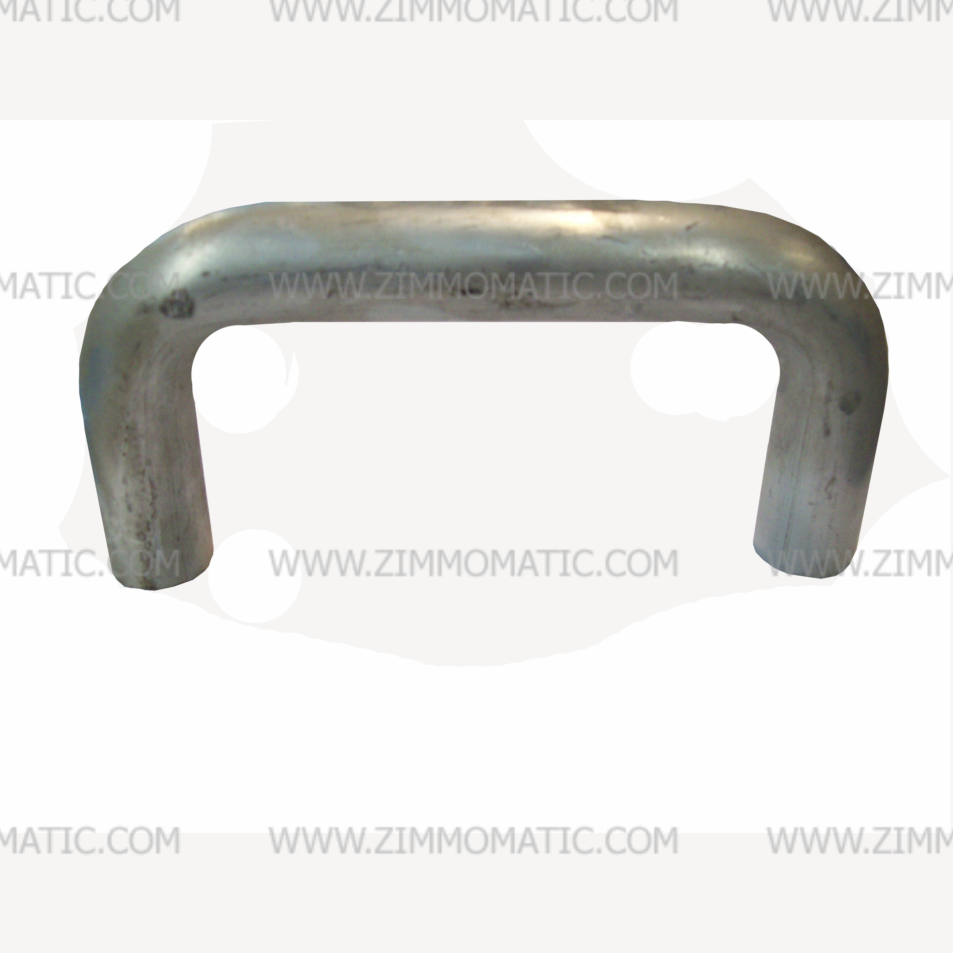 aluminum grab handle, weldable, used for front end caps on tarp systems