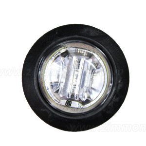 3/4" red clear lens button light, maxxima
