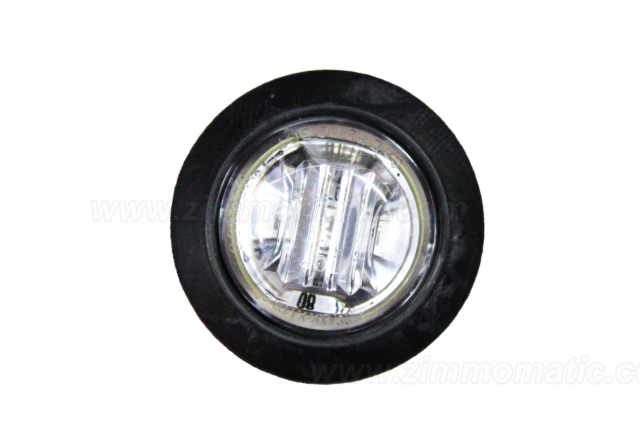 3/4" red clear lens button light, maxxima