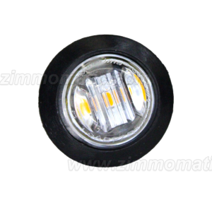 3/4" amber clear lens button light, maxxima