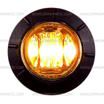 3/4 amber clear lens button light, maxxima