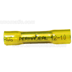 12-10 gauge yellow heat shrink/crimp butt connector
